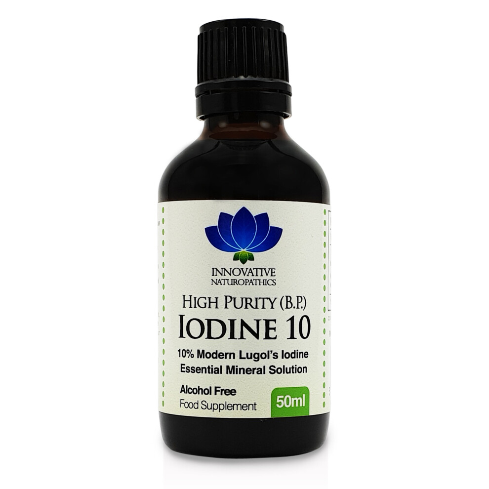 Iodine - 10% Lugols Iodine Solution - 50ml