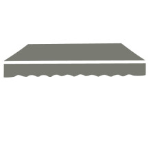 (Grey, 3.5x2.5M) Greenbay Garden Patio Awning Canopy Replacement Fabric