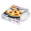 (2 Dishes) Pasabahce White Glass Ovenware Pie Non Stick Dish 3