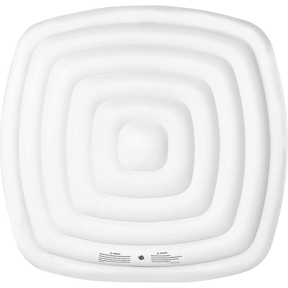 Mspa Hot Tub Inflatable Bladder Cover 126X126cm 4 People Square Lid