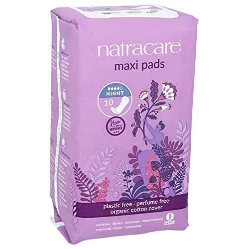 Natracare Natural Night Time Pads - 10 Pack 1