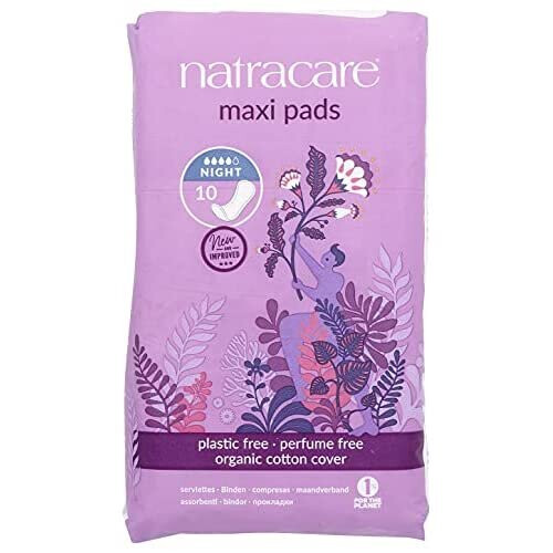 Natracare Natural Night Time Pads - 10 Pack 2