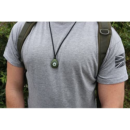 Polymath Products CMP-20 Compass Necklace. Rugged and reliable navigation aid with precision luminous dial. UK-made. 2