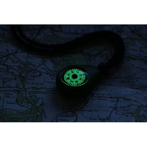 Polymath Products CMP-20 Compass Necklace. Rugged and reliable navigation aid with precision luminous dial. UK-made. 1