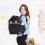 Skip Hop Skip Hop 200675, Multi-Function Baby Travel Bag with Changing Pad, Stroller Straps, Bottle Bag and Pacifier Pocket, Vegan Leather, Black with Gol 6