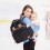 Skip Hop Skip Hop 200675, Multi-Function Baby Travel Bag with Changing Pad, Stroller Straps, Bottle Bag and Pacifier Pocket, Vegan Leather, Black with Gol 3