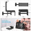 aceyoon Multi-function Headphone Stand, Foldable VR Headset stand Aluminum & Silicone Headset Holder Adjustable Headphone Hanger Hook Under Desk 6