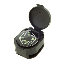 Sun Company Wrist Turtle - Bússola de Pulso Blindada com Tampa | Bússola Fácil de Ler para Pulseira de Relógio ou Paracord