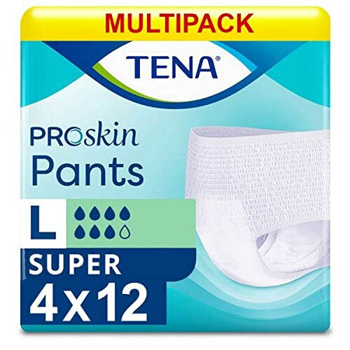 Tena TENA Pants Super Large - 4 x Packs of 12 ( 48 Pants )
