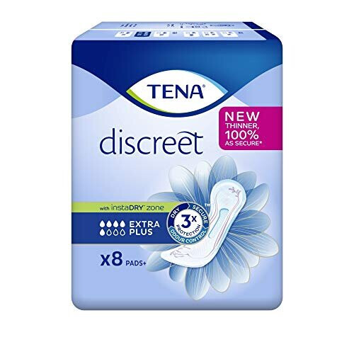 Tena TENA Lady Extra Plus bindor, vita, 8 Count