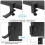 aceyoon Multi-function Headphone Stand, Foldable VR Headset stand Aluminum & Silicone Headset Holder Adjustable Headphone Hanger Hook Under Desk 4
