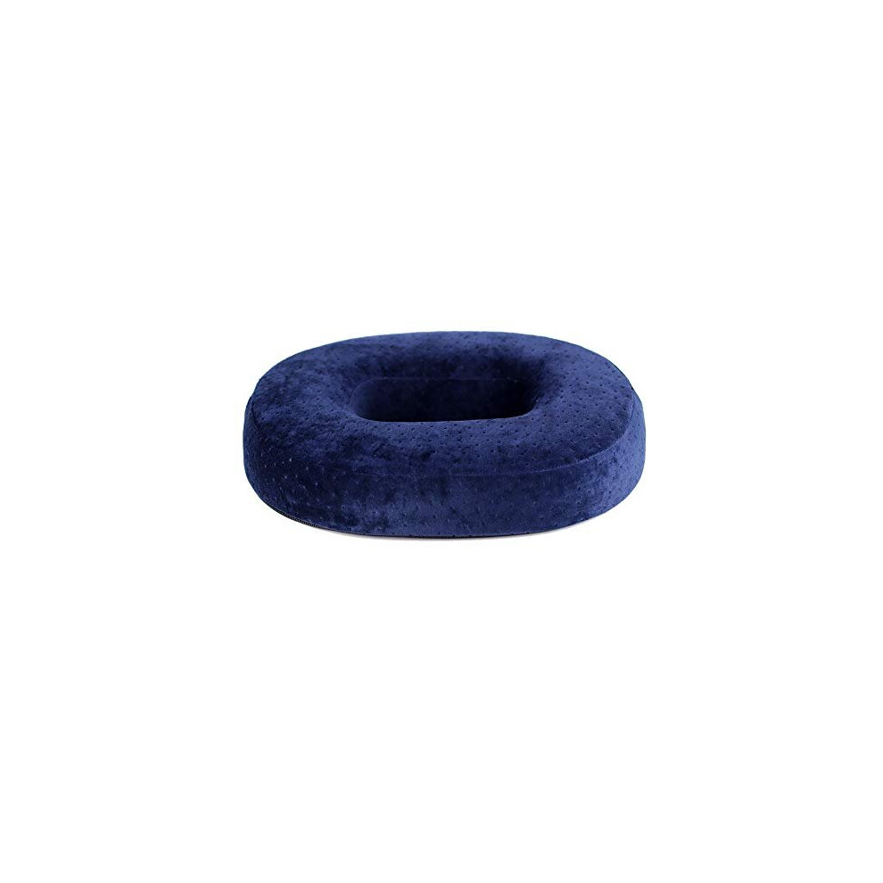 Homely Lee Donut Seat Cushion Memory Foam Reduces Pressure Ideal For Haemorrhoid And Piles Sufferers, Coccyx Pain, Post Natal And Post Surgery Pain Relief &
