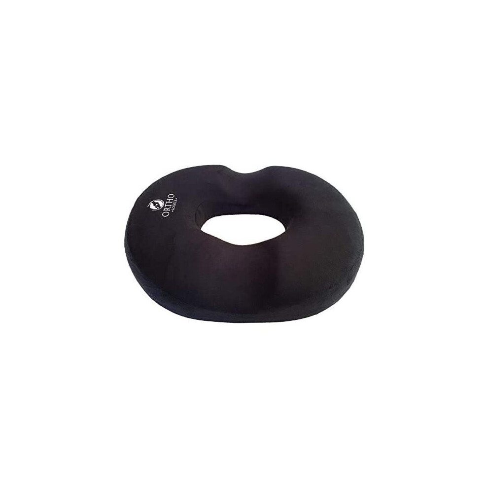 Orthologics Memory Foam Ring Doughnut Donut Cushion Seat Piles Haemorrhoids Pregnancy Support Pillow Coccyx Pain, Suitable For Wheelchair, Car Se
