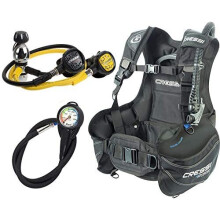 Cressi Start Scuba Diving Set - B.C.D. Start+1st Stage AC2+2nd Stage Compact+Octopus Compact+ Instrument Pressure Gauge