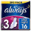 Always Always Platinum Night Sanitary Towels Wings Super Saving Box, 64 Pads 1