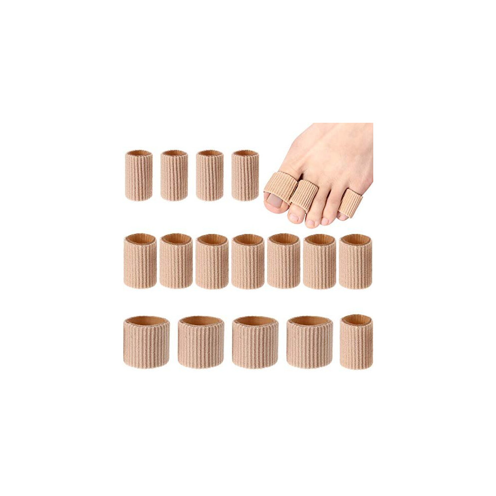 Blulu Toe Cushion Tube Toe Tubes Sleeves Soft Gel Corn Pad Protectors For Cushions Corns, Blisters, Calluses, Toes And Fingers (Mixed Size Toe Cushion