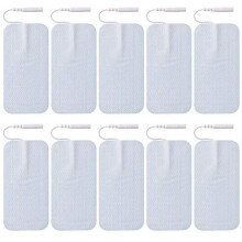 LiteTour 10 Pieces Large Electrode Pads for TENS Unit Replacement Pads for TENS Machine