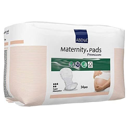 Abena Premium Maternity Pads, 14-Piece | 2 Packs 2