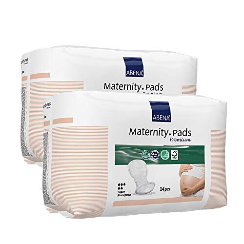 Abena Premium Maternity Pads, 14-Piece | 2 Packs