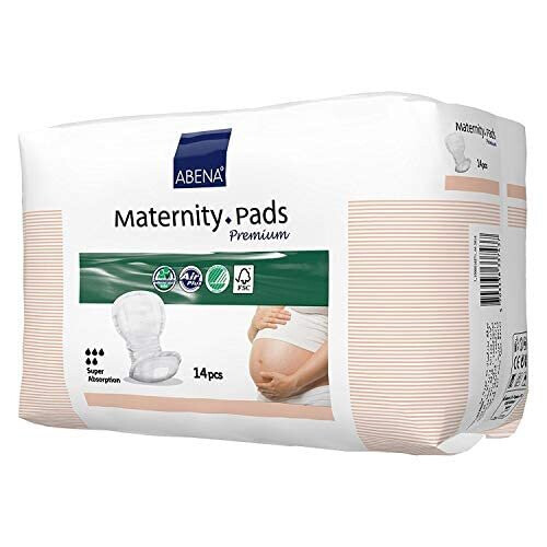 Abena Premium Maternity Pads, 14-Piece | 2 Packs 1