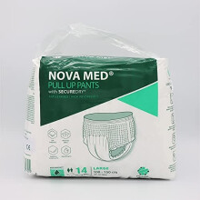 Novamed Incontinence Pads, Adult Pull up Pants, Adult Nappies - 14 Pants per Pack (Large) - 1850ml Absorbency
