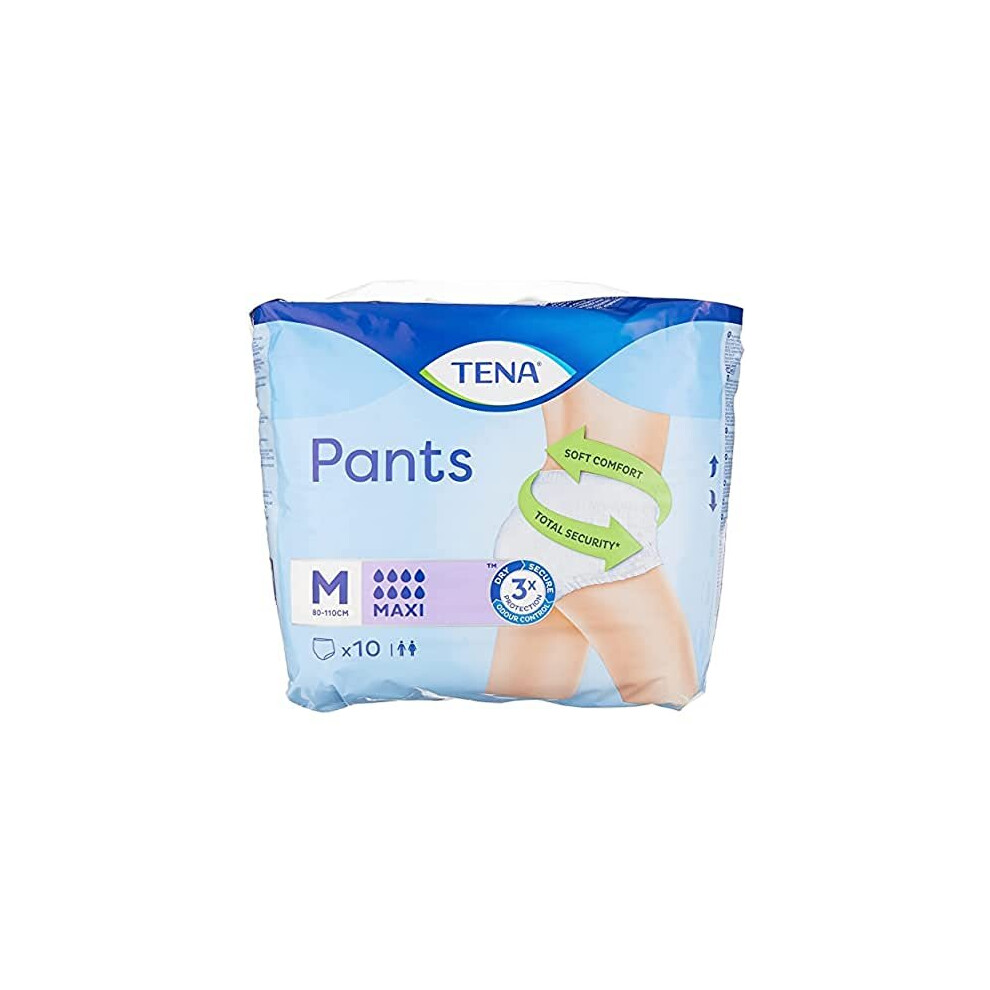 TENA Medium Pants Maxi - Pack of 10