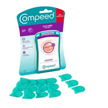 Compeed Cold Sore Discreet Healing Patch, 45 Patches (3 Packs of 15), Cold Sore Treatment, More Convenient than Cold Sore Creams, Dimensions: 1.5