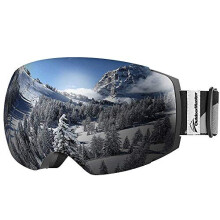 OutdoorMaster Ski Goggles PRO - Frameless, Interchangeable Lens 100% UV400 Protection Ski Snowboard Goggles for Men & Women & Youth