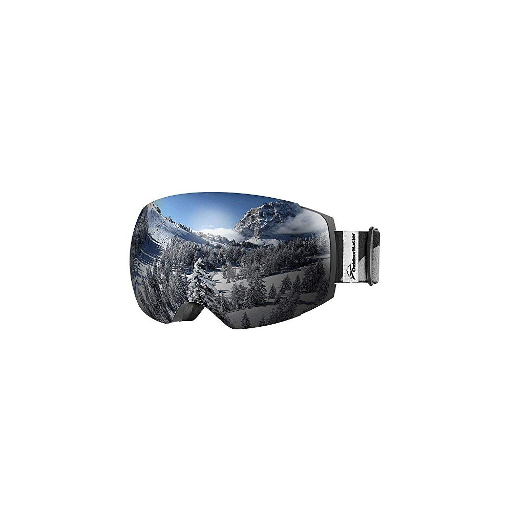 OutdoorMaster Ski Goggles PRO - Frameless, Interchangeable Lens 100% UV400 Protection Ski Snowboard Goggles for Men & WomenÂ & Youth