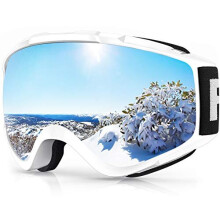 findway Ski Goggles, Skiing Goggles For Snowboard Jet Snow, For Women Men Ladies Youth Teen OTG Over Helmet Compatible, Anti-fog 100% UV Protecti