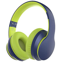 Rockpapa E7 Wireless Headphones Over Ear, Kids Bluetooth Headphones with Microphone, Foldable Hi-Fi Stereo, Wireless Wired Headphones for Phone/P