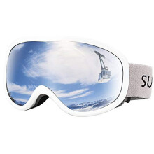 Supertrip Ski Goggles Womens Mens,Anti-fog Anti-glare Skiing Snowboard goggles with 100% UV400 Protection,Helmet Compatible
