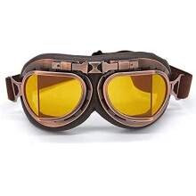 evomosa Motorradbrille Vintage Pilot Style Cruiser Scooter Brille Outdoor Sandbrille Bike Racer Cruiser Touring Brille fr Halbhelm
