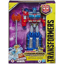 TRANSFORMERS Toys Cyberverse Ultimate Class Optimus Prime Action Figure - Combines with Energon Armour to Power Up - For Kids Ages 6 and Up, 9-inch