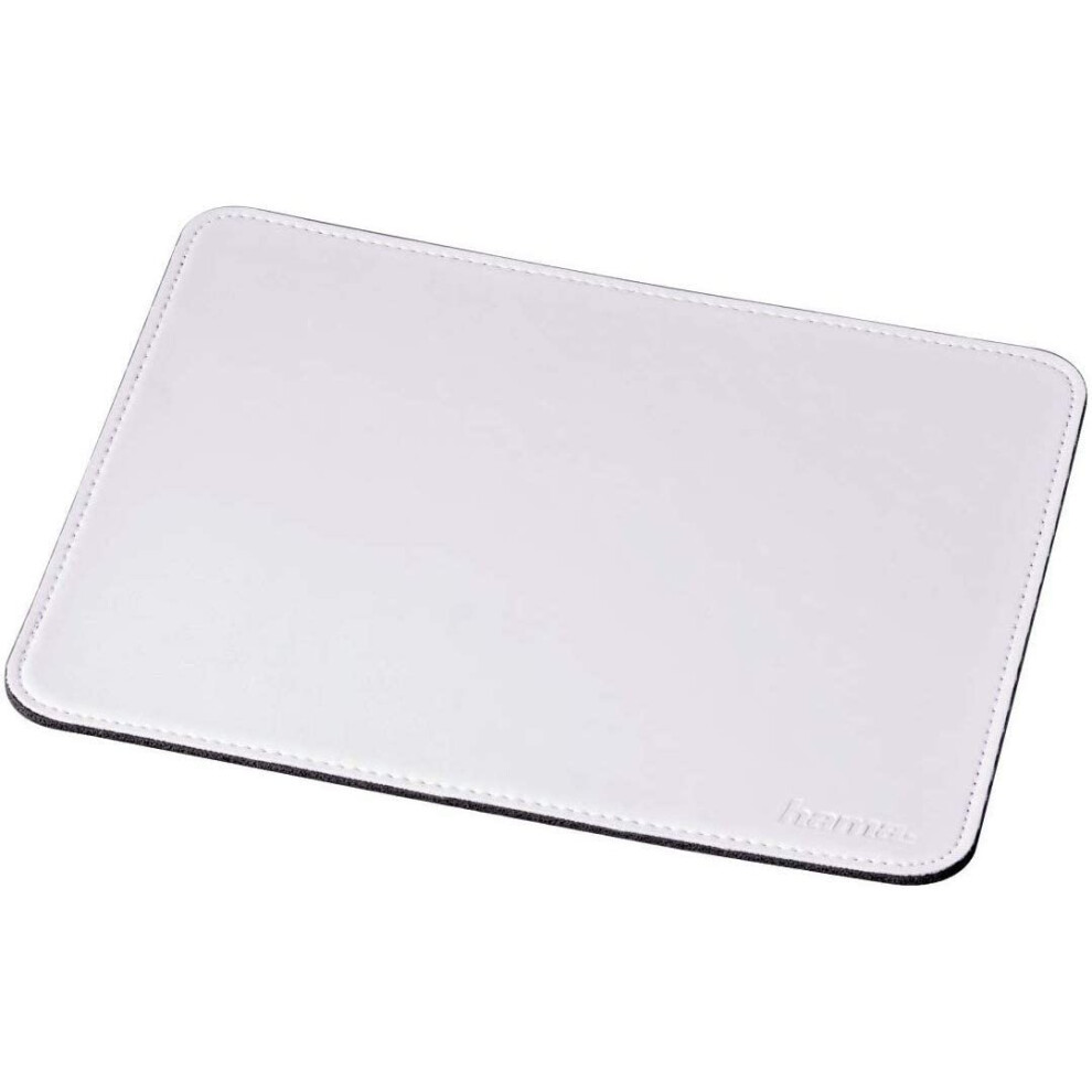 Hama | Leather Look (Polyurethane) Mouse Pad | White