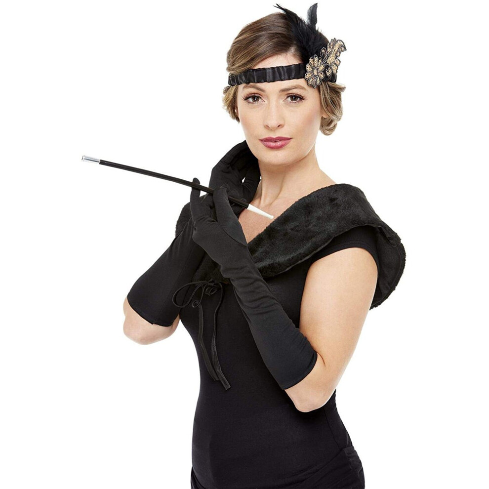 Smiffy's Deluxe 20S Accessories Kit Black