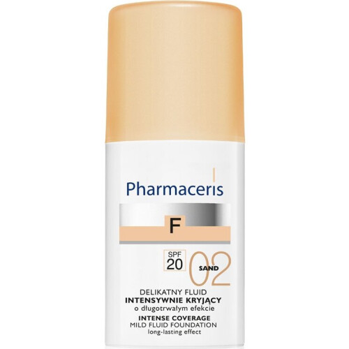PHARMACERIS F Intensive coverage fluid SPF20 02 Sand 30ml