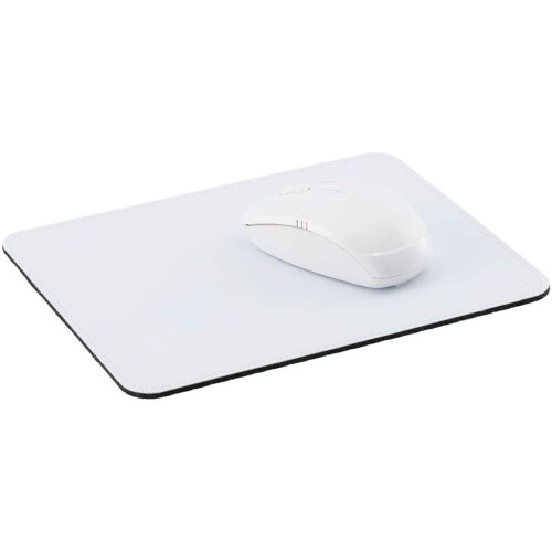 Hama Hama | Leather Look (Polyurethane) Mouse Pad | White 2
