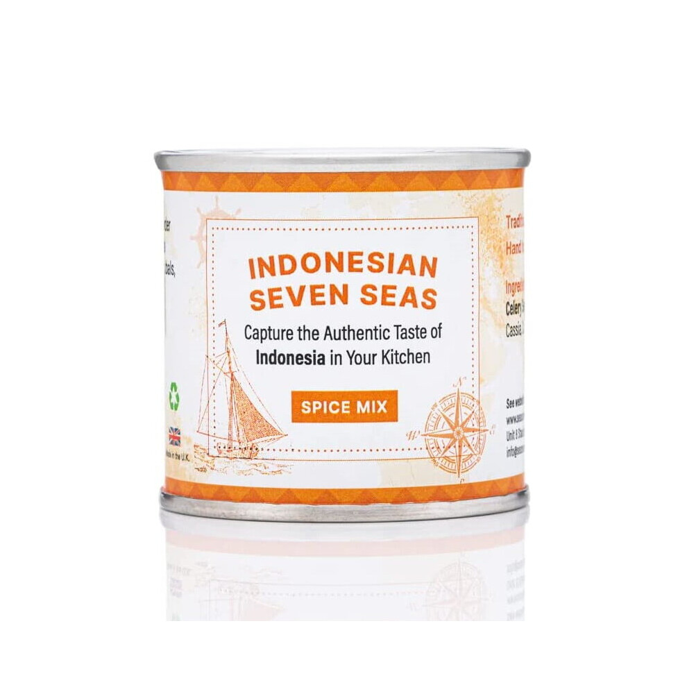 Seasoned Pioneers Spice Indonesian Seven Seas Seasoning Mixed 55g Tin