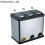 Evre EVRE Recycling Bin 24 Litre Capacity / 3 Compartments 2