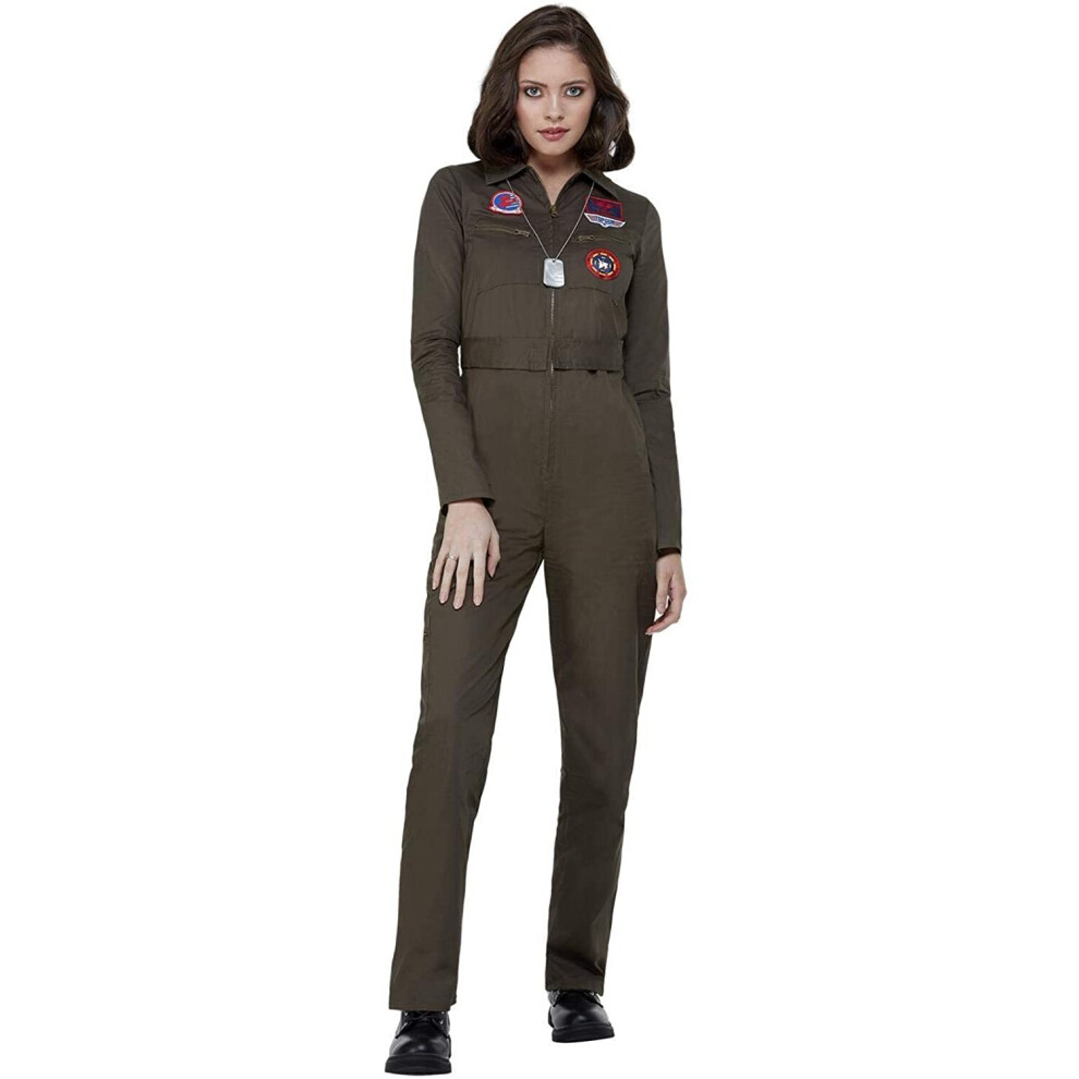 Smiffys Officially Licensed Top Gun Ladies Costume