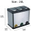 Evre EVRE Recycling Bin 24 Litre Capacity / 3 Compartments 3