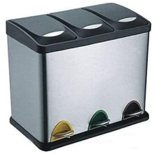 EVRE Recycling Bin 24 Litre Capacity / 3 Compartments