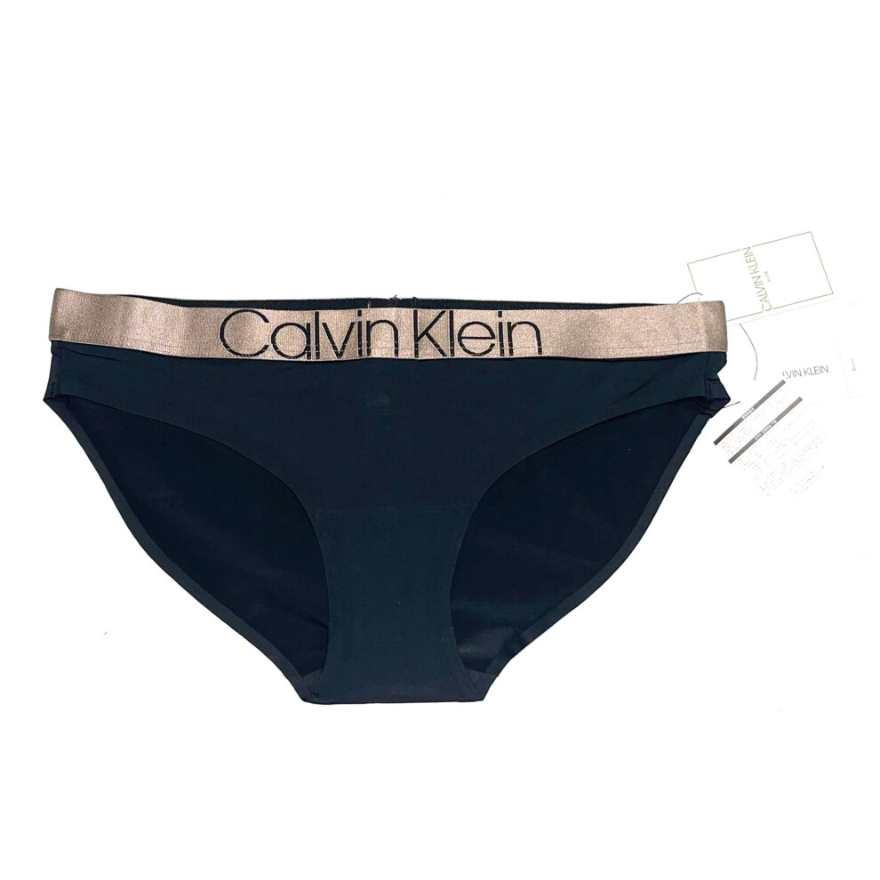 (L) Calvin Klein Womens ICON Bikini Underwear Black