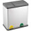 Evre Evre Recycling Bin with Lid/36 Litre Capacity /2 Compartments(12L+24L) 1