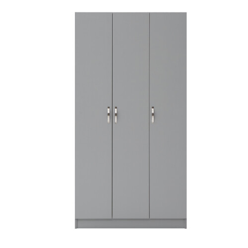 Timber Art Design UK 3 Door Double Wardrobe - Grey