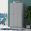 Timber Art Design UK 3 Door Double Wardrobe - Grey 2