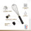 Matfer 111022 Whisk with Plastic Handle, 10" 2