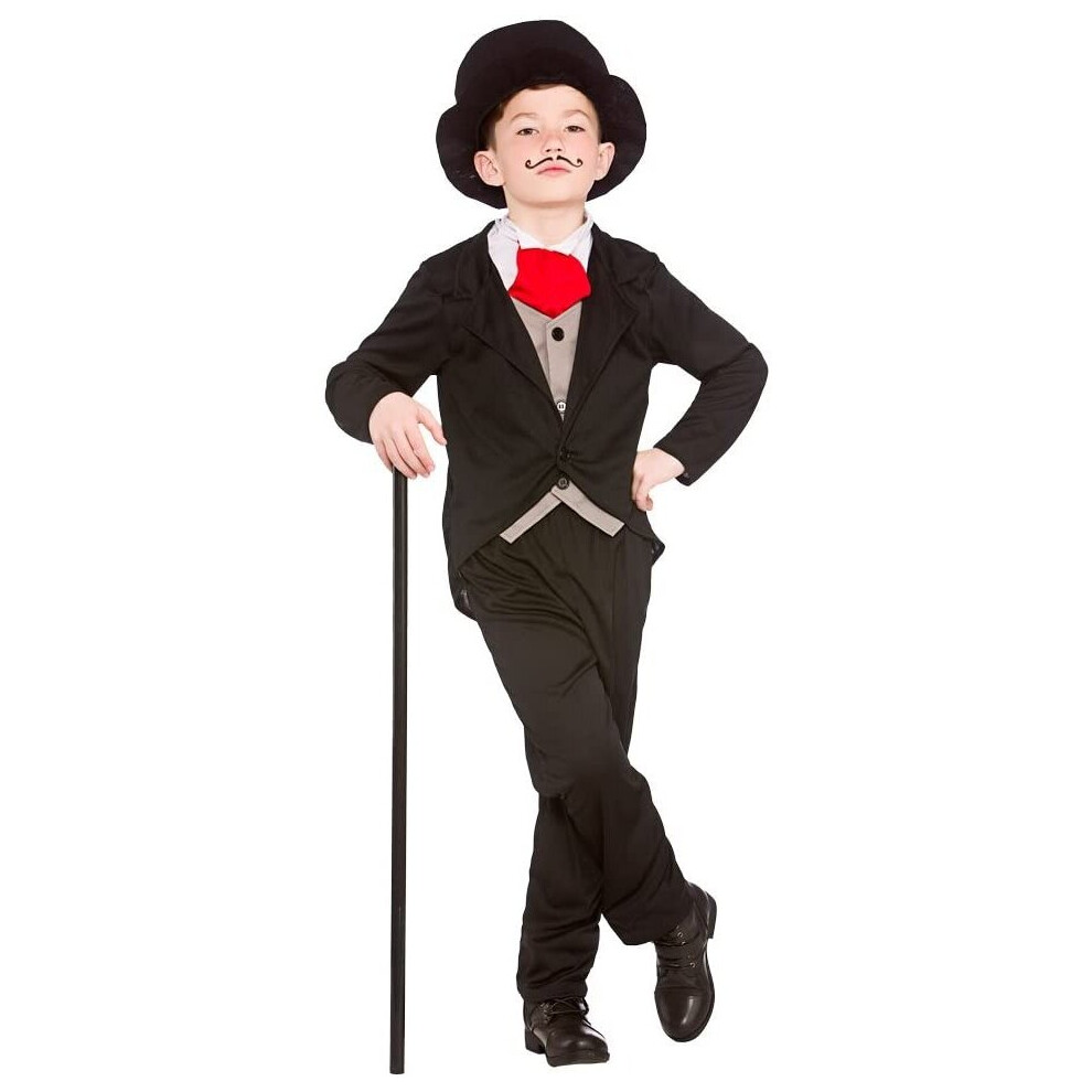 Kids Victorian Gentleman Fancy Dress Costume (8-10 years)