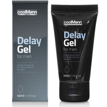 COOLMANN DELAY GEL 40ML - Gentle Cooling to Help Delay Ejaculation, Longer Intimate Pleasure | Product Code 8.71855E+12